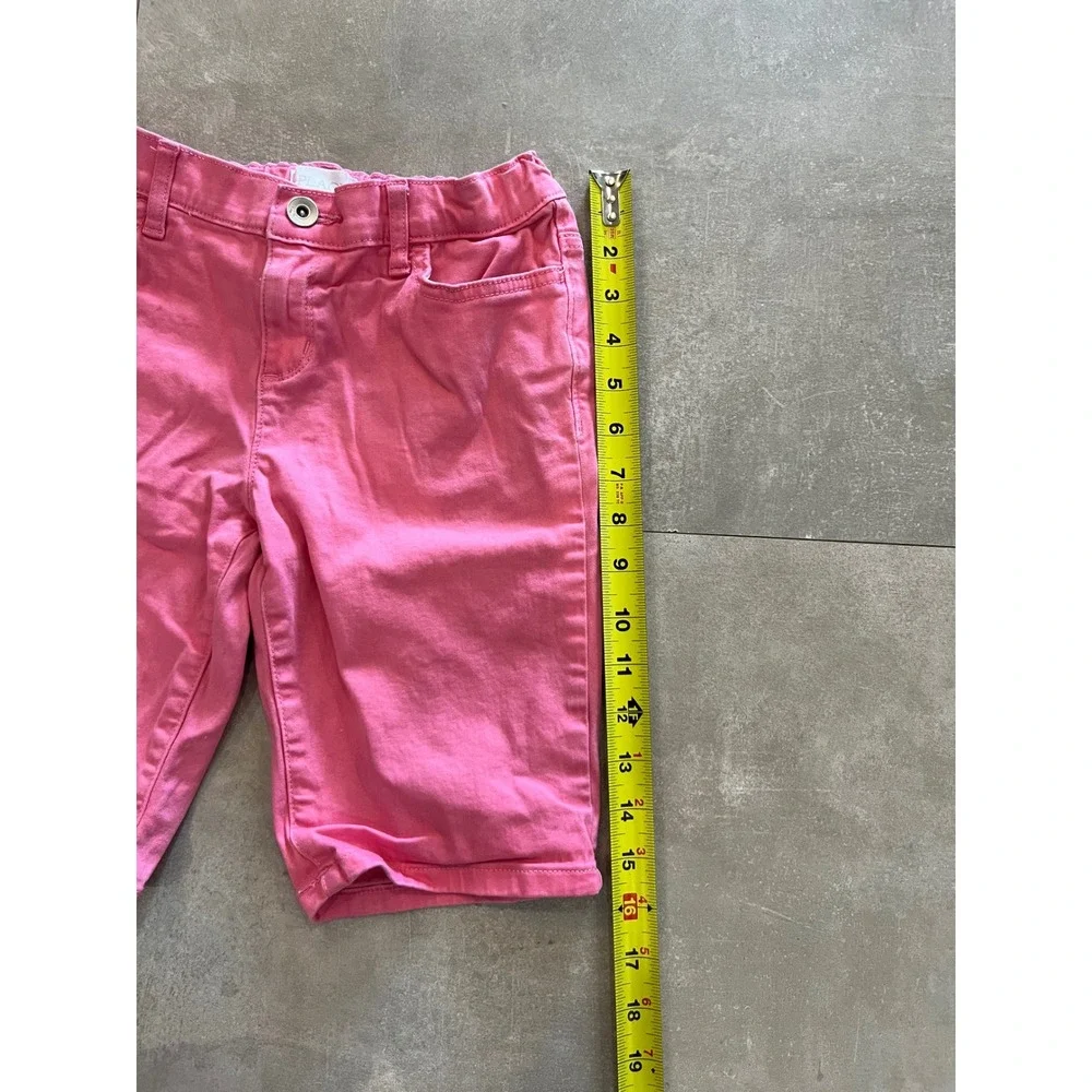 The Children's Place Girls Pink Bermuda Denim Shorts Size 10 - B034
